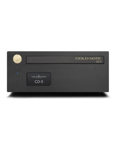 Lettore CD con DAC e meccanica ad alta precisione Gold Note CD 5 Black