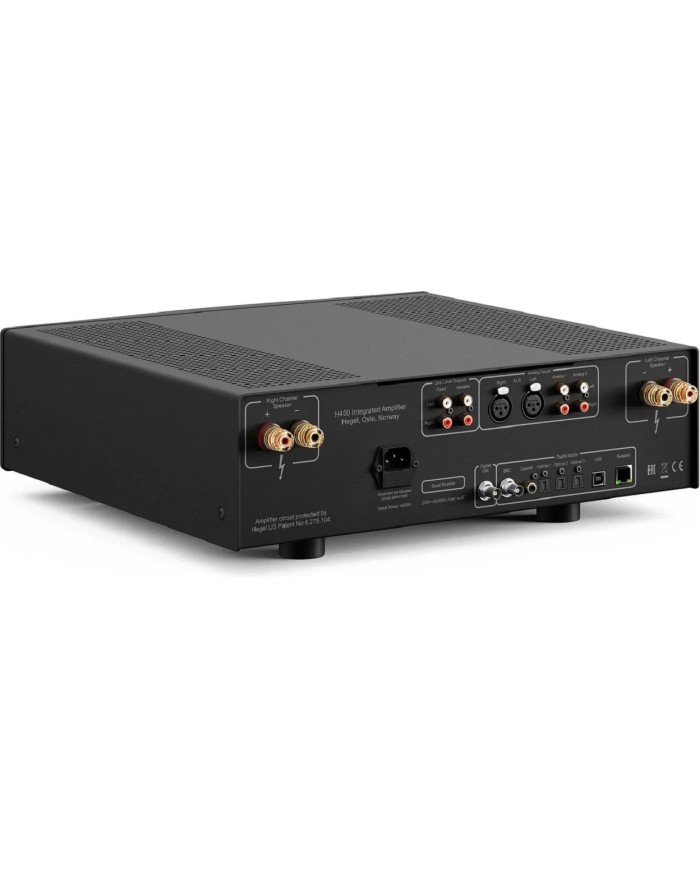 Amplificatore Integrato stereo Dual Mono con DAC streamer HEGEL H400