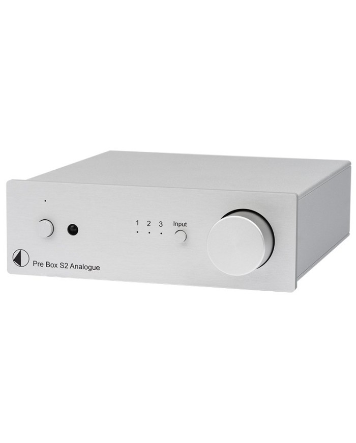 PRO-JECT PRE BOX S2 ANALOGUE SILVER PREAMPLIFICATORE ANALOGICO NUOVO GARANZIA ITALIA