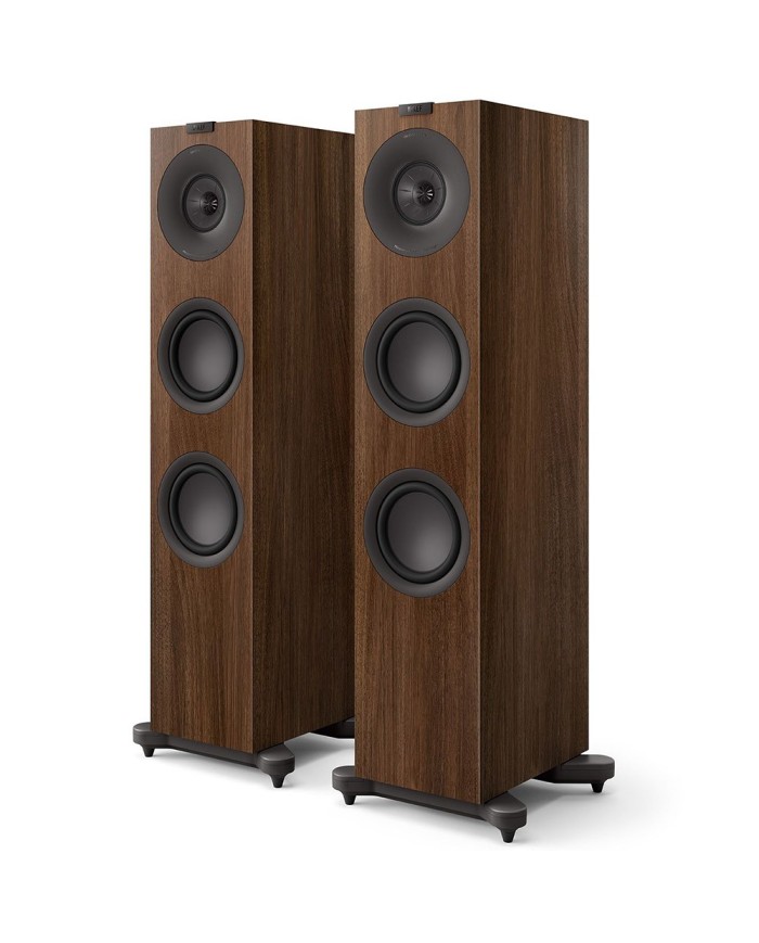 Kef Q7 Meta Coppia di diffusori da pavimento Walnut