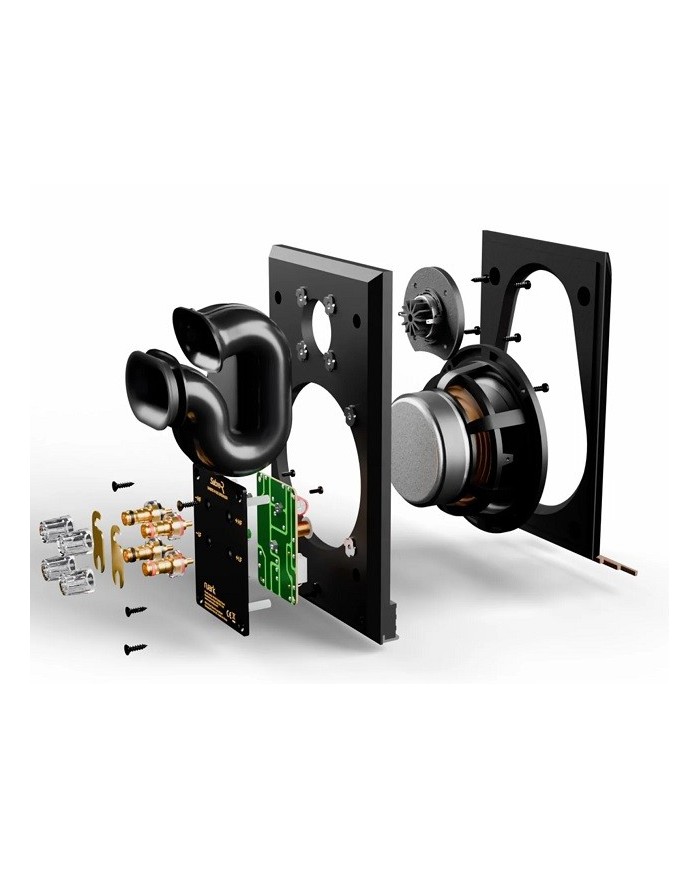 Diffusori da scaffale a 2 vie in bass refelx Ruark Sabre R Charcoal