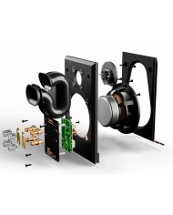 Diffusori da scaffale a 2 vie in bass refelx Ruark Sabre R Charcoal