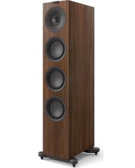 Coppia di diffusori da pavimento 3 vie bass reflex Kef Q11 Meta Walnut