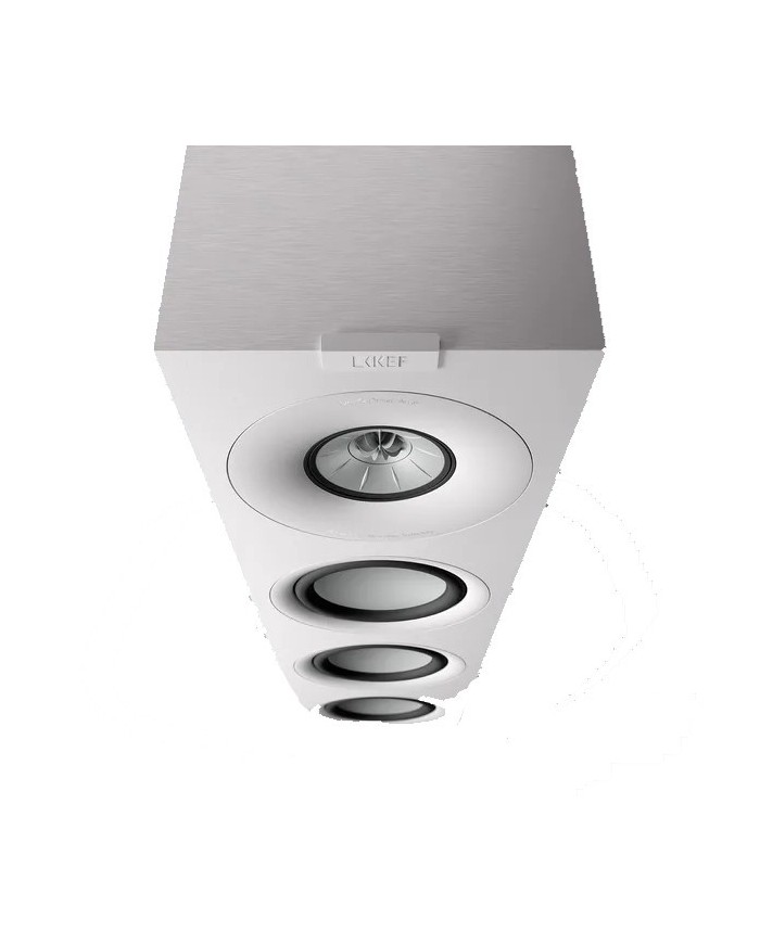 Coppia di diffusori da pavimento 3 vie bass reflex Kef Q11 Meta White