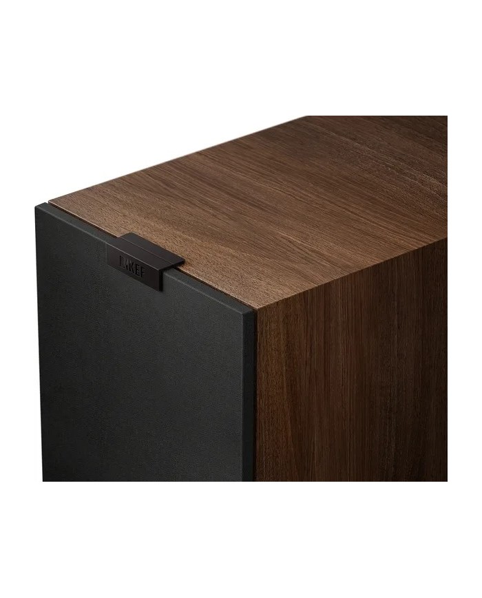 Coppia di diffusori da pavimento 3 vie bass reflex Kef Q11 Meta Walnut