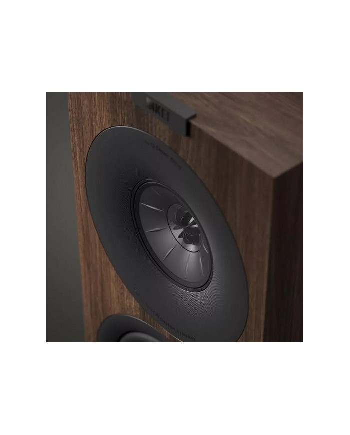 Coppia di diffusori da pavimento 3 vie bass reflex Kef Q11 Meta Walnut
