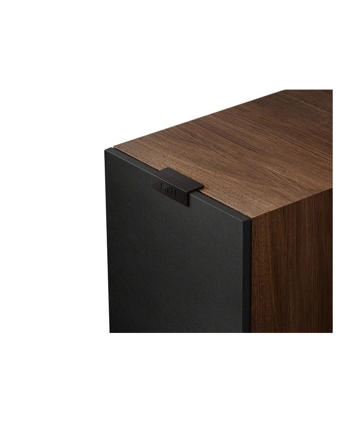 Coppia di diffusori da pavimento 3 vie bass reflex Kef Q7 Meta Walnut