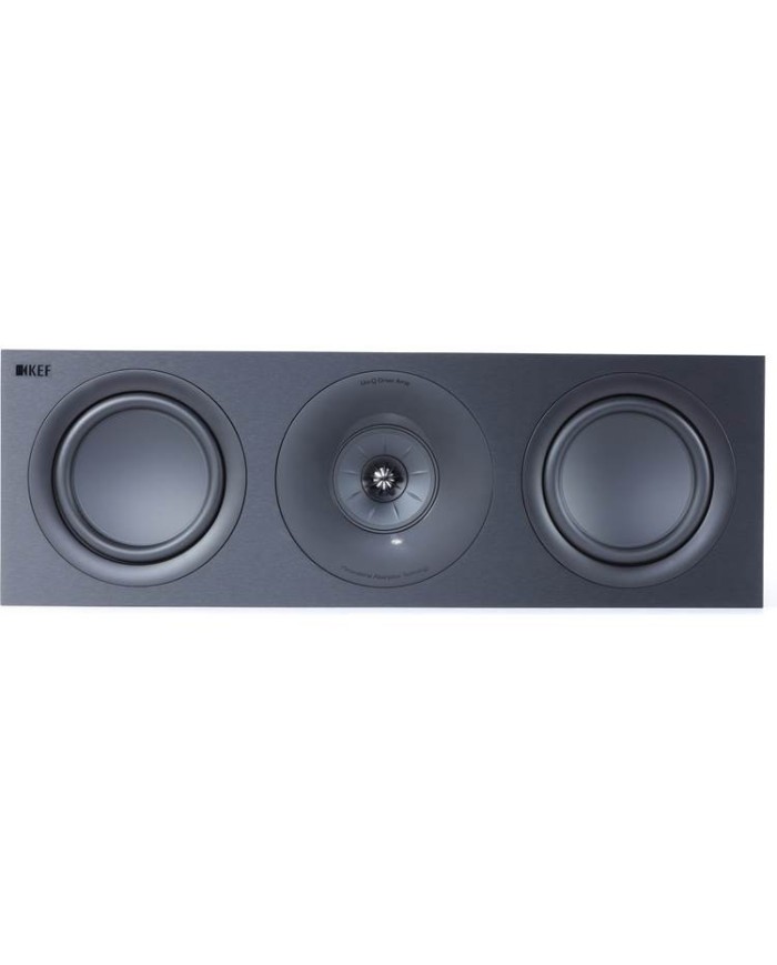 Canale Centrale a 3 vie con Driver Uni Q Kef Q6 Meta Nero Satinato