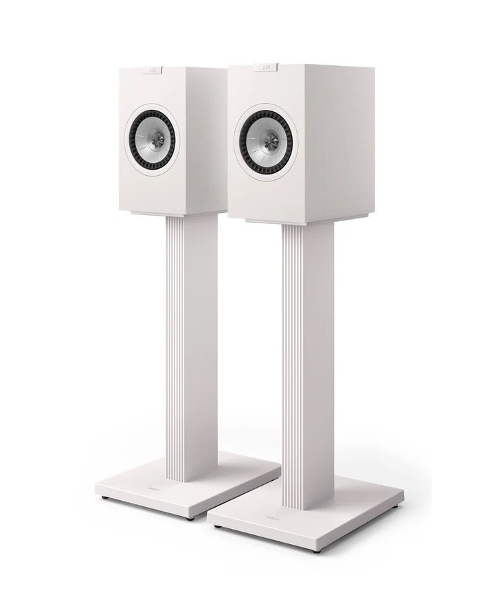 Coppia di Stand per diffusori Kef Serie Q Kef SQ1 Bianco Minerale