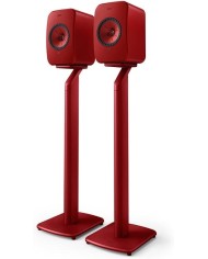 Coppia di stand per diffusori Kef LSX II e LSX II LT KEF S1 Rosso