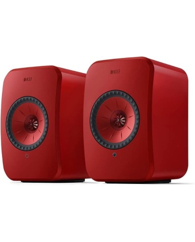 Diffusori Attivi WiFi con HDMI ARC Bluetooth Kef LSX II Lava Red