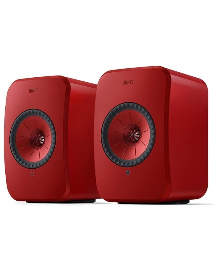 Diffusori Attivi WiFi con HDMI ARC Bluetooth Kef LSX II Lava Red