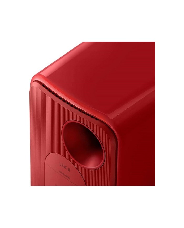Diffusori Attivi WiFi con HDMI ARC Bluetooth Kef LSX II Lava Red