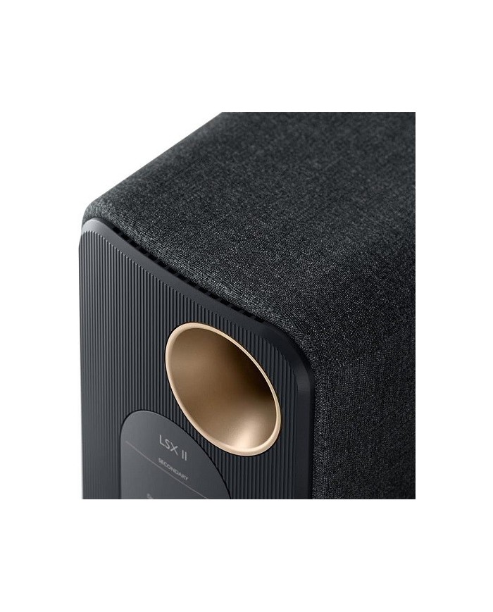 Diffusori Attivi WiFi con HDMI ARC Bluetooth Kef LSX II Carbon Black