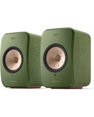 Diffusori Attivi WiFi con HDMI ARC Bluetooth Kef LSX II Olive Green