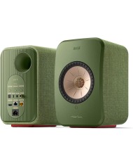 Diffusori Attivi WiFi con HDMI ARC Bluetooth Kef LSX II Olive Green