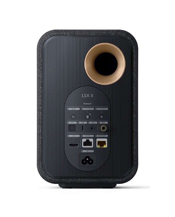 Diffusori Attivi WiFi con HDMI ARC Bluetooth Kef LSX II Carbon Black