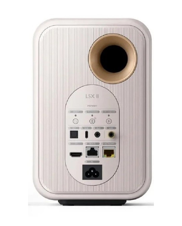 Diffusori Attivi WiFi con HDMI ARC Bluetooth Kef LSX II Mineral White