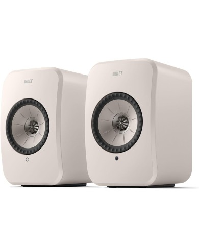 Coppia Diffusori attivi WiFi HDMI Bluetooth Kef LSX II LT Stone White