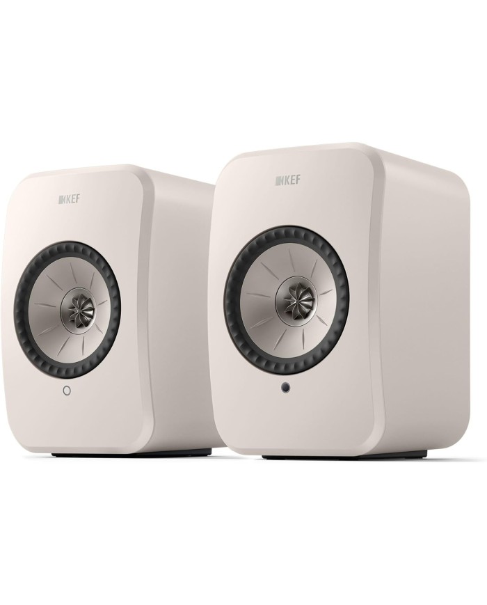Coppia Diffusori attivi WiFi HDMI Bluetooth Kef LSX II LT Stone White