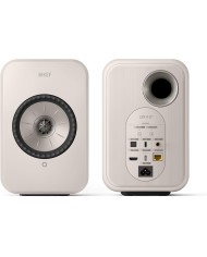 Coppia Diffusori attivi WiFi HDMI Bluetooth Kef LSX II LT Stone White