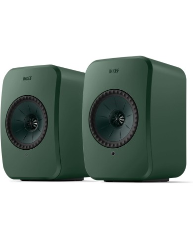 Coppia Diffusori attivi WiFi HDMI Bluetooth Kef LSX II LT Sage Green