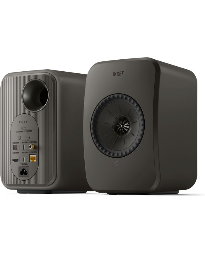 Coppia Diffusori attivi WiFi HDMI Bluetooth Kef LSX II LT Graphite Grey