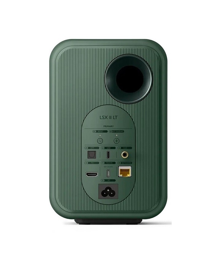 Coppia Diffusori attivi WiFi HDMI Bluetooth Kef LSX II LT Sage Green