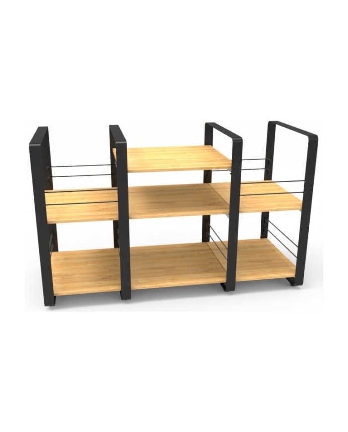 Mobile componibile HiFi e porta vinili Norstone LOFT CENTRAL Bamboo