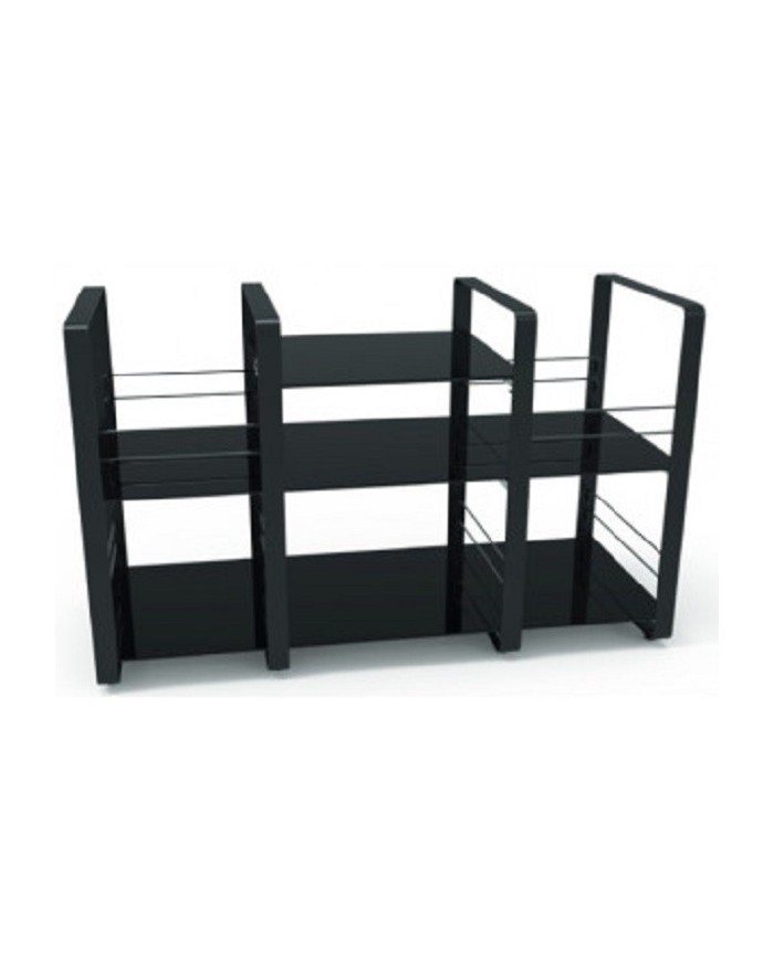 Mobile componibile per HiFi e porta vinili Norstone LOFT CENTRAL Nero