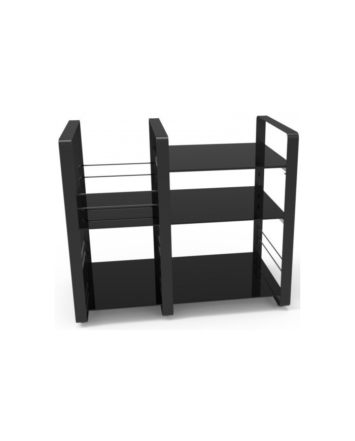 Mobile componibile per HiFi e porta vinili Norstone LOFT CENTRAL Nero