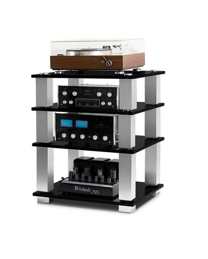 Rack hI end a 4 livelli per uso HiFi e HT Norstone Square HiFi