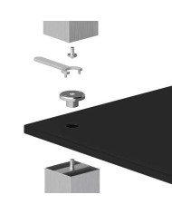 Rack hI end a 4 livelli per uso HiFi e HT Norstone Square HiFi