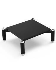 Ripiano singolo vetro nero per rack HiFi modulare Norstone Spider 1