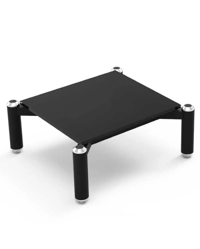 Ripiano singolo vetro nero per rack HiFi modulare Norstone Spider 2