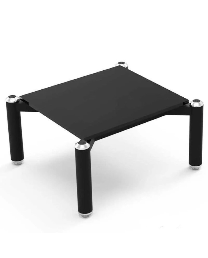 Ripiano singolo per rack HiFi modulare Norstone Spider 3 Vetro Nero