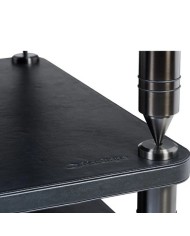 Ripiano singolo per rack HiFi componibile Norstone Como Base Nero