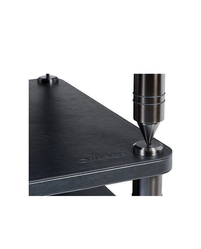 Ripiano singolo in MDF per rack HiFi componibile Norstone Como 2 Nero