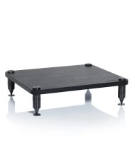 Ripiano singolo in MDF per rack HiFi componibile Norstone Como 1 Nero