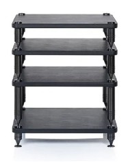 Ripiano singolo per rack HiFi componibile Norstone Como Base Nero