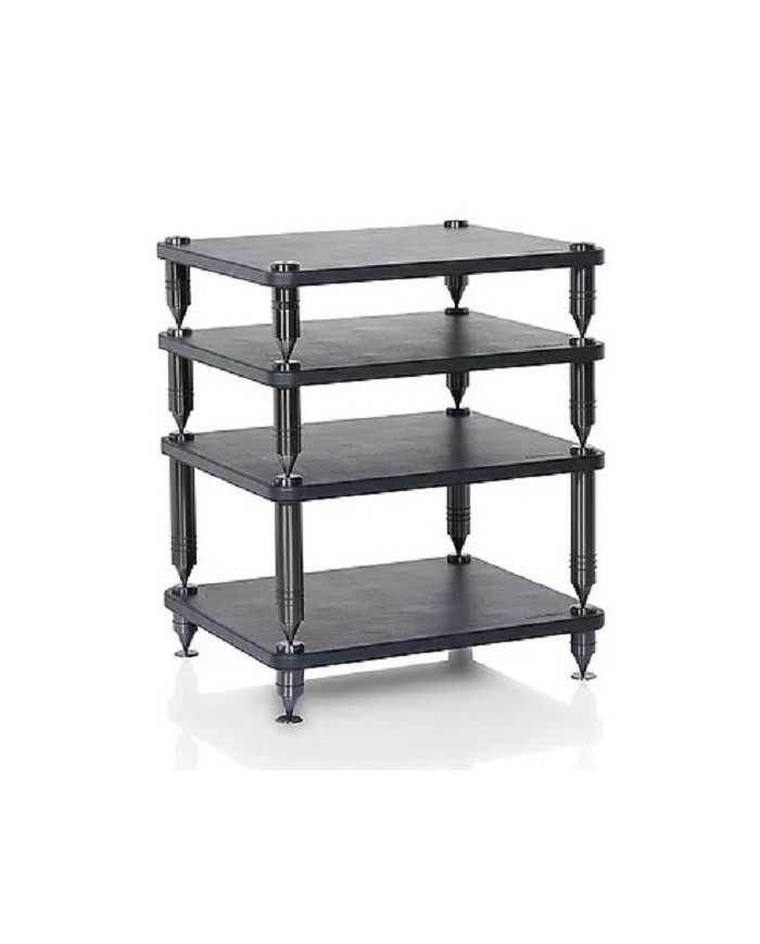 Ripiano singolo in MDF per rack HiFi componibile Norstone Como 1 Nero