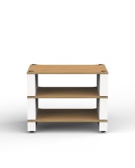 Ripiano frassino naturale e struttura bianco satin Blok Stax 2G 120