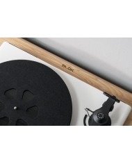 Ripiano frassino naturale e struttura bianco satin Blok Stax 2G 120