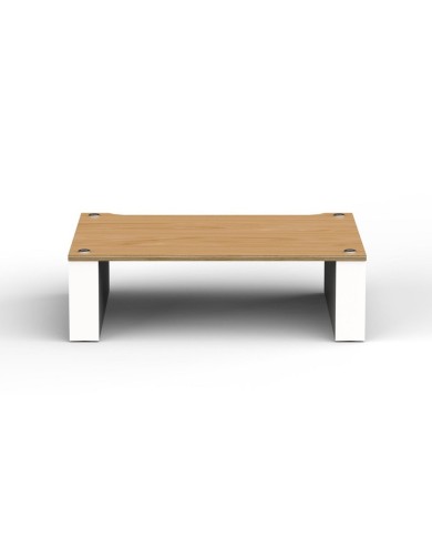 Ripiano da 17cm in frassino e struttura bianco satin Blok Stax 2G 170