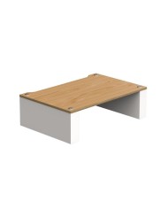 Ripiano da 17cm in frassino e struttura bianco satin Blok Stax 2G 170