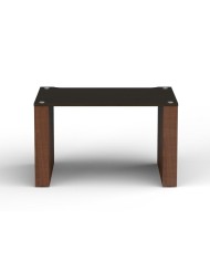 Ripiano 35 cm frassino nero e struttura noce naturale Blok Stax 2G LP