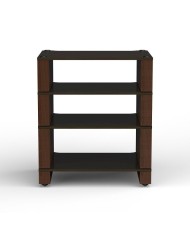 Ripiano 35 cm frassino nero e struttura noce naturale Blok Stax 2G LP