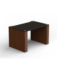 Ripiano 35 cm frassino nero e struttura noce naturale Blok Stax 2G LP