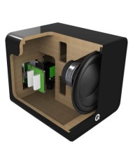 Subwoofer attivo con cono da 12 pollici Q Acoustics Q B12 Carbon Black