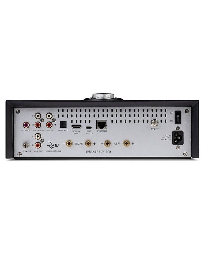 Sistema All in one amplificatore streamer WiFi e DAC Ruark R610 Black